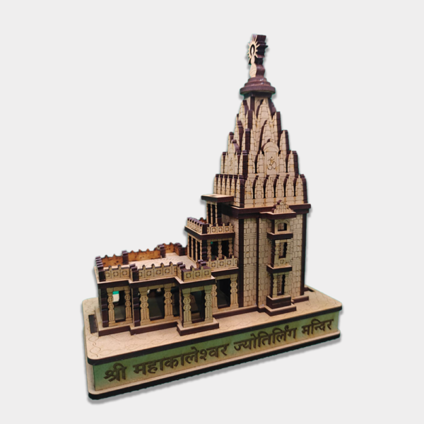 12 Jyotirling Mandir Miniature Set (Wooden)