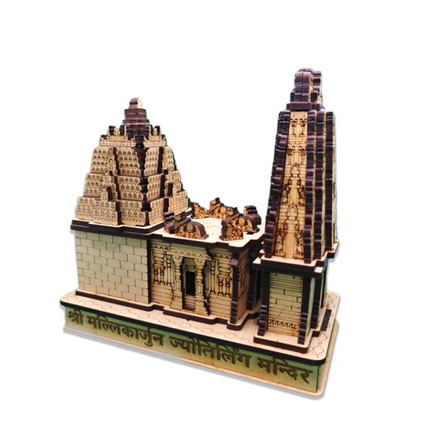 12 Jyotirling Mandir Miniature Set (Wooden)