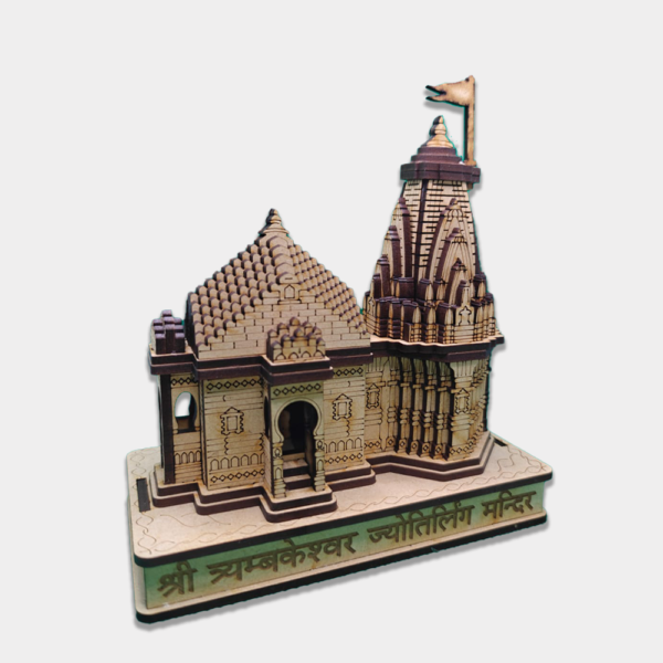 12 Jyotirling Mandir Miniature Set (Wooden)